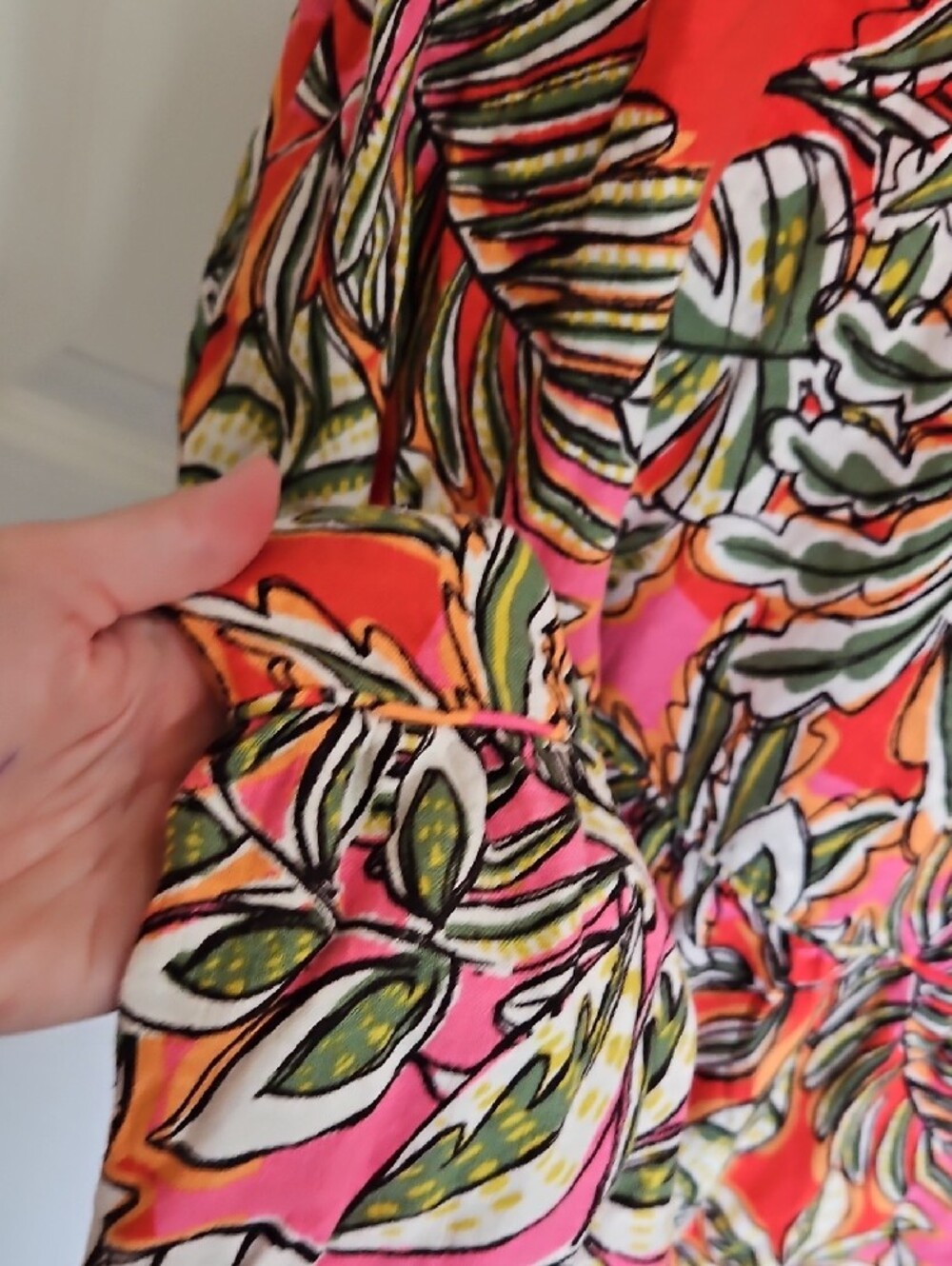 BN Tropical Print Linen Dress - Picture 5 of 9